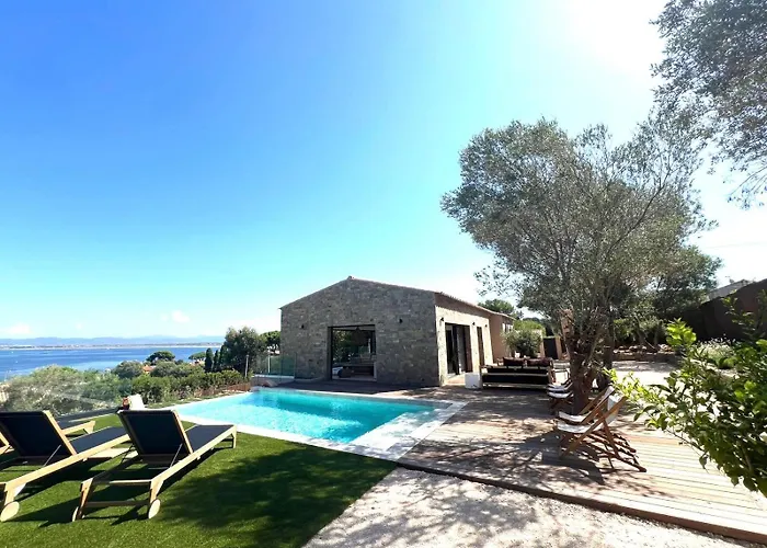 Perle De Giens Sur Presqu'ile De Giens 200 M De La Vue Exceptionnelle Willa *